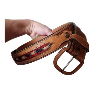 Justin Leather Belt